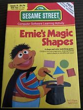 Vintage 1987 Sesame Street Ernie's Magic Shapes Computer Game Apple IIe IIc IIgs picture