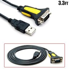 3.3FT USB Type A to DB9 RS232 Serial Male Adapter Cable with Prolific Chipset picture