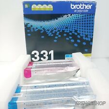 *2-Pack Sealed in OB* Brother TN331 Cyan Magenta Cartridges picture