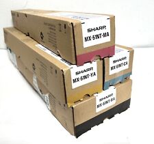 Genuine Sharp MX-51NT CMYK Cartridges Toner Set for MX-4110N MX-5110N MX-4111N picture