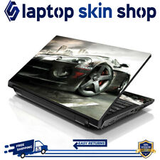 Laptop Skin Sticker Notebook Decal Cover Race Car for Dell Apple HP 17