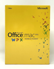 Microsoft Office Mac 2011 WPX Home & Student - 1 MAC - GZA00267 - Factory Sealed picture
