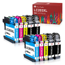 10x LC-203 LC203 XL Ink Combo For Brother MFC-J460dw MFC-J480dw MFC-J485dw LC201 picture