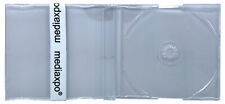 SLIM Import CD-5 Maxi SUPER Clear CD Jewel Cases J Card European 7.2mm Lot picture
