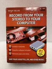 XITEL Import Deluxe Audio Recording Kit Save Cassettes LPs & Other Music USB NEW picture