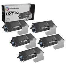 LD Set of 5 Comp Kyocera-Mita Black TK-3102 1T02MS0US0 Toner FS-2100DN picture