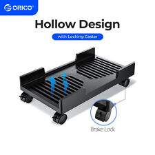 ORICO Mobile CPU Stand Adjustable Computer Tower Desktop Holder +4 Caster Wheels picture