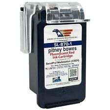 Pitney Bowes SL-870-1 Red Ink Cartridge replacement for the SendPro Mailstation picture