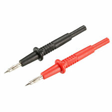 Pair 4mm Banana Plug Jack Utility Probe Male to Female 10A Extender Adapter picture