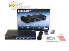 TRENDnet TPE-1020WS 10-Port Gigabit Web Smart PoE+ Switch Mountable - NEW  picture