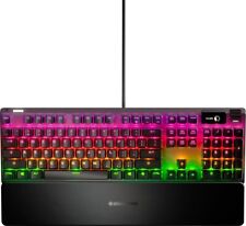 SteelSeries 64636 Apex 7 Wired Gaming Quiet Mechanical Red Switch Keyboard w RGB picture