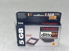 VERBATIM DITTOMAX 2.5GB/5GB DATA TAPE CARTRIDGE W/ FLASHFILE NEW OPEN BOX picture