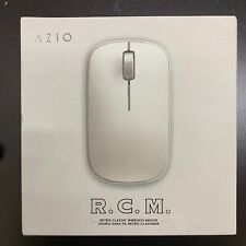 Azio RM-RCM-L-06 Retro Classic Leather Topped Textured Wheel Bluetooth Mouse picture