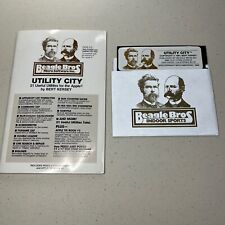 *NATIVE WORKING* Complete 1982 Apple II Beagle Bros Utility City picture