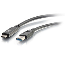 C2G 3ft USB 3.0 Type C to USB A - USB Cable Black M-M #28831 picture