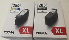 Genuine Canon PG-285 XL Black and CL-286 XL High Yield Color Ink Cartridge NEW picture