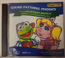 SOUND PATTERNS PHONICS: Jim Henson's Muppet Kids Volume 3  CD-Rom PC picture