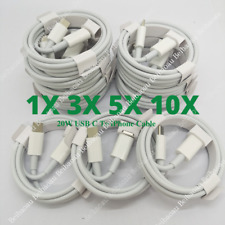 1-10X Lot PD Fast Charger Cable USB-C to iPhone Cord For iPhone 14 13 Pro 12 11 picture