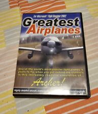 Greatest Airplanes ARCHER PC CD-ROM Microsoft Flight Simulator UnTested picture