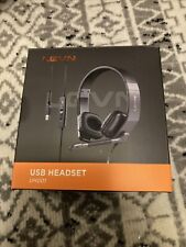 NEW NIB Levn Usb Headset Uh001 Teams Zoom Mic And Speakers picture