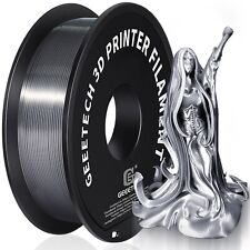 Geeetech Silk PLA 3D Printer Filament 1kg 1.75mm PLA Silk Silver High Quality picture