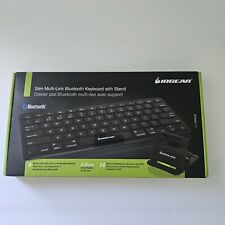 NEW Seaked Iogear Slim Multi-Link Bluetooth Keyboard with Stand-model # GKB632B picture