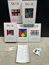 Osmo Learn To Code Genius Kit Bundle Base Numbers Words Tangram for iPad picture