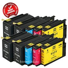 10pk 932XL 933XL Ink Cartridge For HP OfficeJet 6100 6600 6700 7110 7610 7612 picture