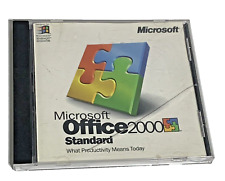 Microsoft Office 2000 Standard Upgrade W/ Product Key On Back 100% Authentic CD picture