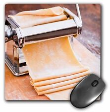 3dRose Image of a Pasta machine with dough, . MousePad picture