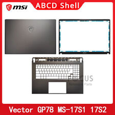MSI Vector GP78 MS-17S1 17S2 LCD Back Cover/Front Bezel/ Bottom Case ABCD picture
