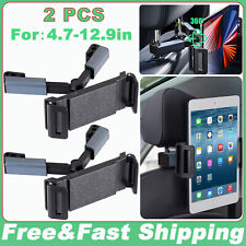 2 Pcs Car Back Seat Headrest Mount Tablet Holder for 4.7-12.9 inch iPad Phone picture