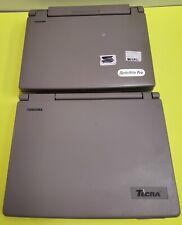 Lot of TWO (2) Vintage Laptops Toshiba Tecra 730CDT & Satellite Pro 410CS -Parts picture