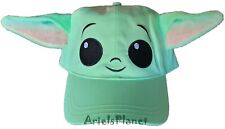 Disney Parks Star Wars The Mandalorian Grogu Baseball Hat Cap Ear for Youth picture