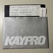 Vintage 1983 KAYPRO Double Sided Software 5.25” Floppy Disk VHTF picture