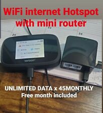 wifi hotspot unlimited service Data 45monthly with mini router free monthservice picture
