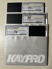 Vintage 1982 KAYPRO IV Perfect Writer Software 5.25” Floppy Disks VHTF picture