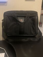 Swiss Army Gear Laptop Messenger Bag Black Gently Used 15 x 11 inches picture