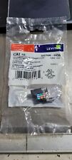Leviton GigaMax Cat5e QuickPort Jack, 5G108-RG5, Gray, Lot of 25 picture