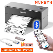 MUNBYN P129 Bluetooth Shipping Label Printer 4x6 Wireless Thermal Label Printer picture