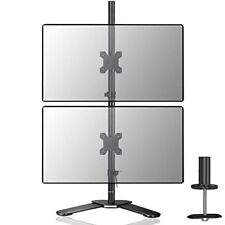Dual LED LCD Monitor Stand up Free-Standing Desk Mount for 2 / Two Screens up... picture