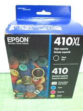 genuine 5-PACK EPSON GENUINE 410XL BLACK & 410 COLOR INK  EXPRESSION XP-7100 picture