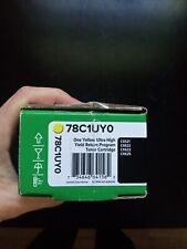 Genuine Lexmark 78C1UY0 Yellow Ultra High Yield Open Box But Sealed Cartridge  picture
