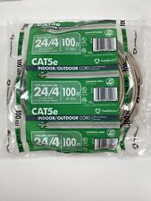Southwire 100 ft. 24/4 CAT 5E Indoor/Outdoor Cord Type CMR/CMX-TAN/Price PerRoll picture