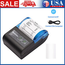 MIni 58mm Portable Wireless BT Pocket Mobile POS Thermal Label Receipt Printer picture