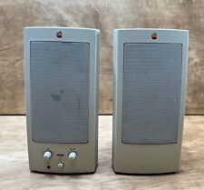 APPLE VINTAGE 1993 COMPUTER SPEAKERS MODEL# M6082 TESTED WORKING picture