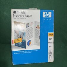 HP Inkjet Tri-Fold Brochure Paper Matte Finish 8.5