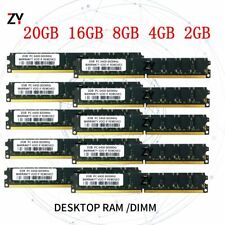 20GB 16GB 8GB 4GB 2GB DDR2 PC2-6400U 800MHz 1.8V CL6 DIMM RAM Desktop Memory Lot picture