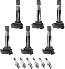 ENA Ignition Coil Pack and Spark Plug Set of 6 Compatible with Honda Odyssey 3.5 picture