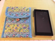 Great teacher or hostess gift  Quilted tablet cover with zip pocket for charger picture